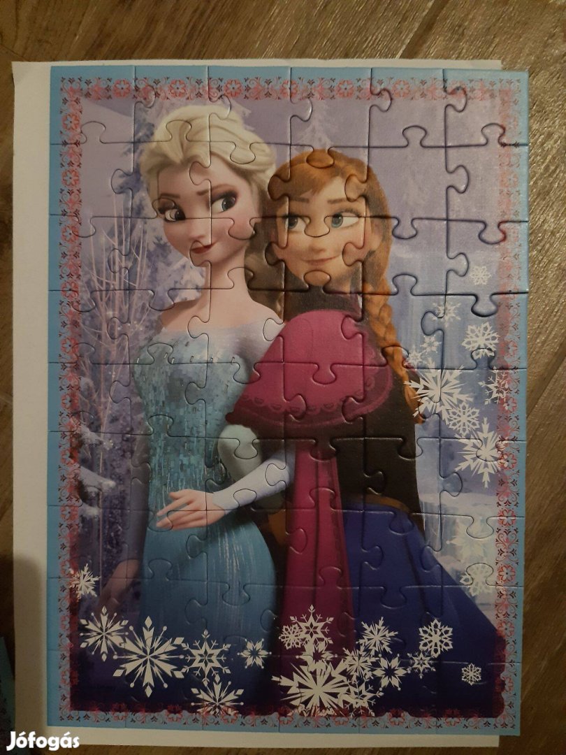 Frozen, Jégvarázs puzzle, 4db puzzle egy dobozban