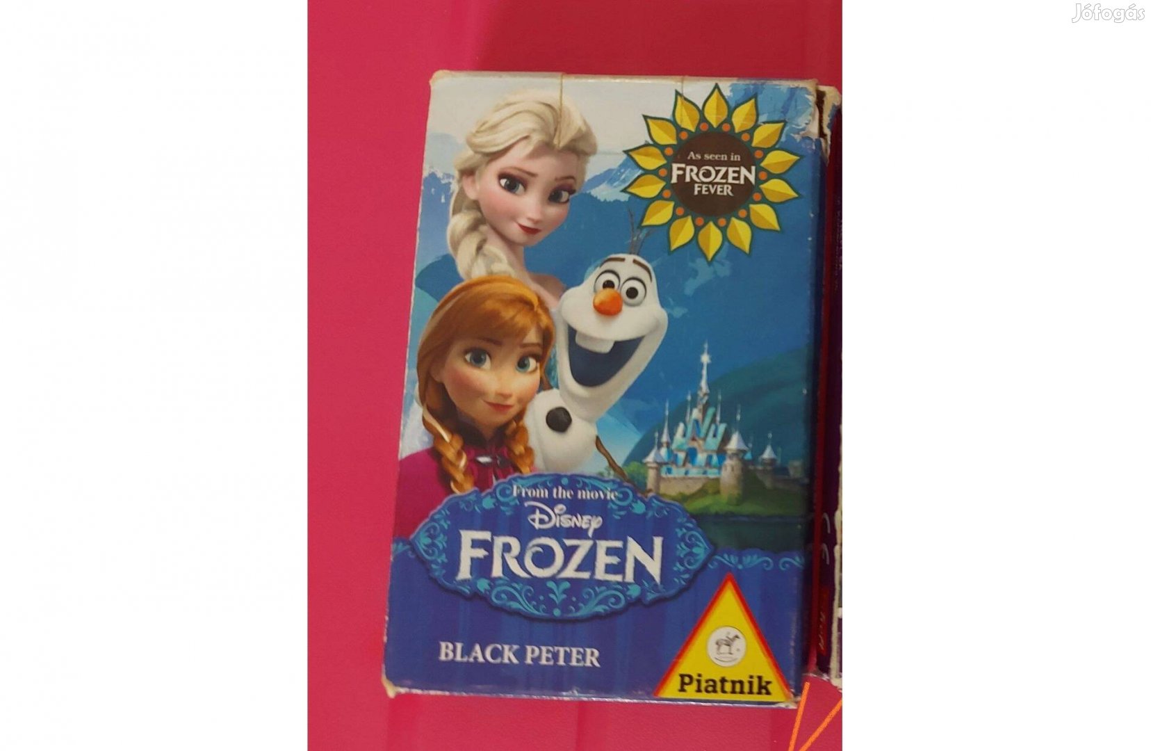 Frozen jégvarázs Fekete Péter kártya