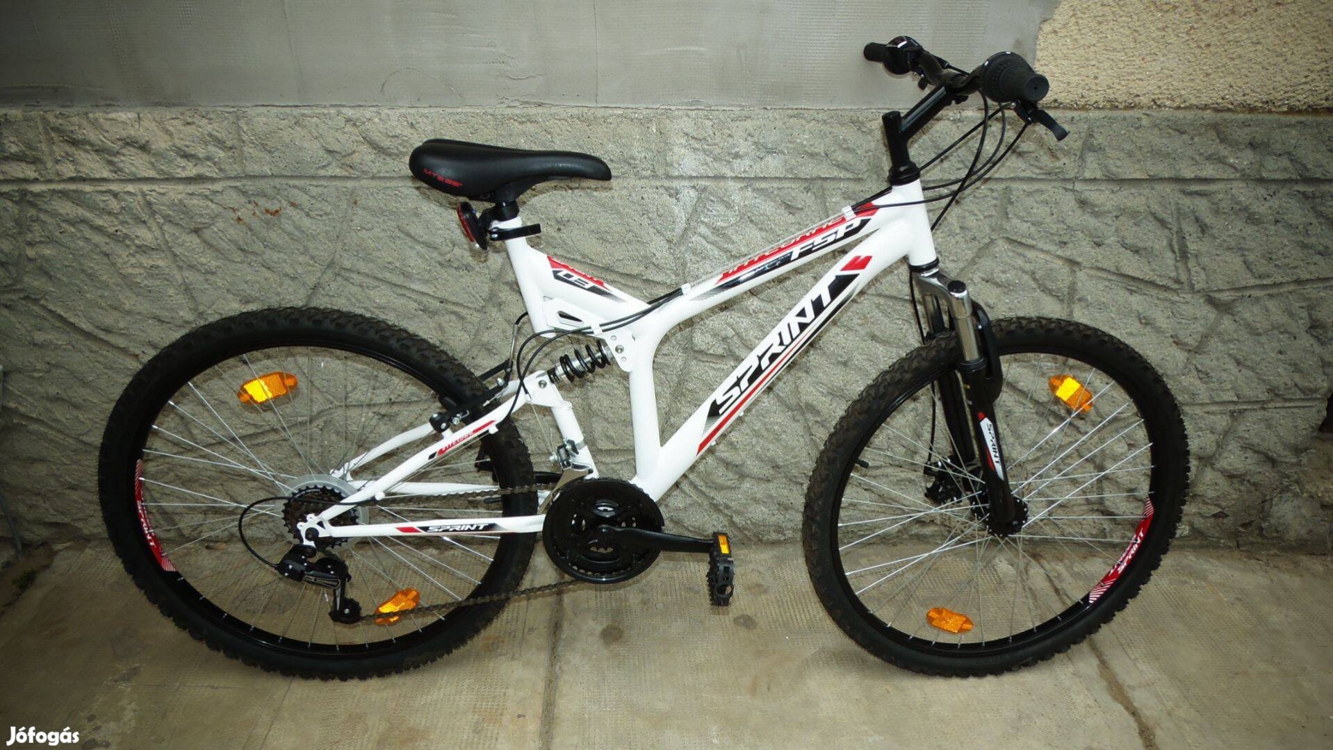 Fsp Sprint tárcsafékes alu kerékpár, teleszkópos bicikli (Új, 26")