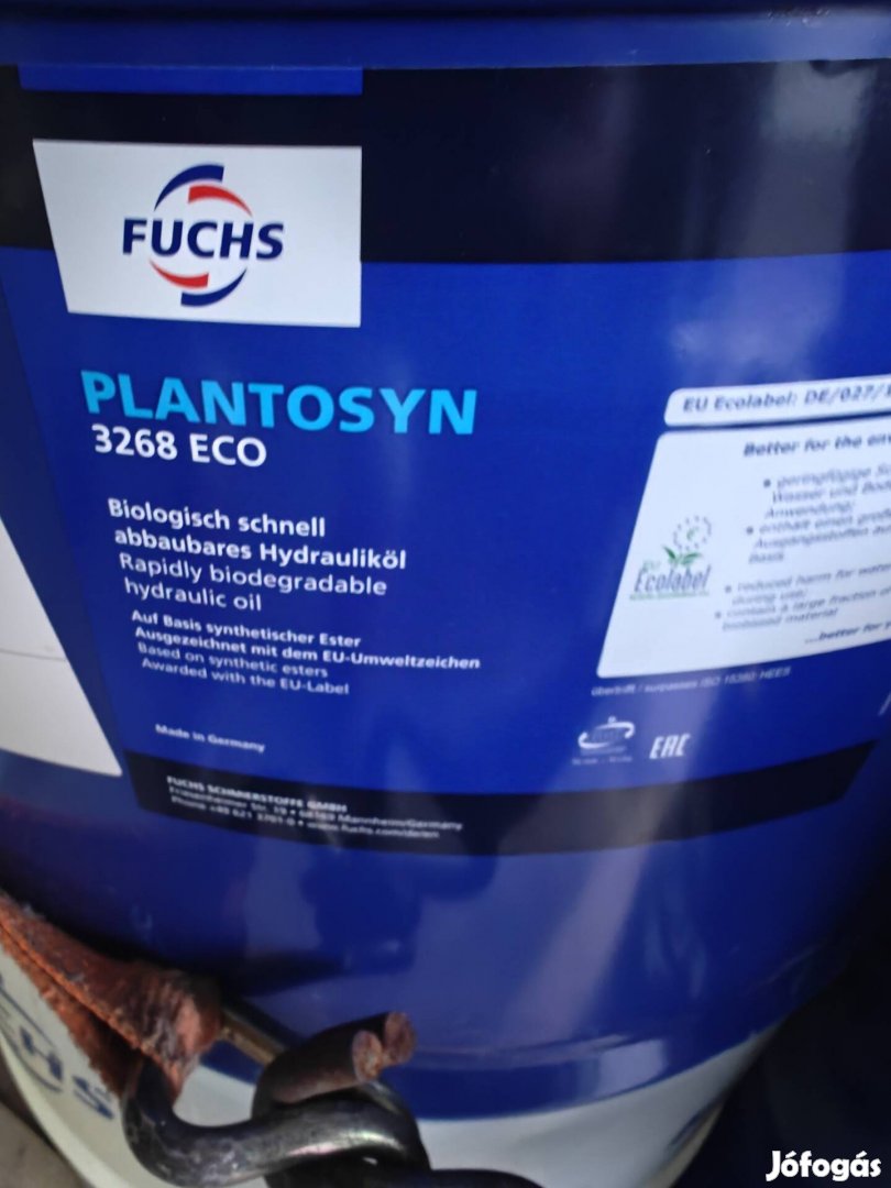 Fuchs Plantosyn 3268 ECO hidraulika olaj 