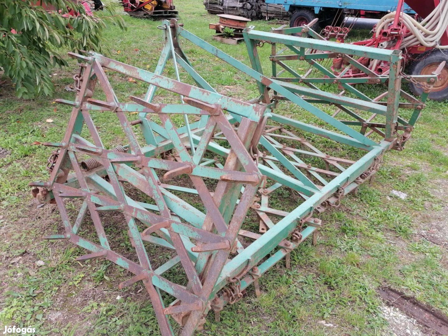 Függesztett 3,6 méteres,4 leveles nehézfogas