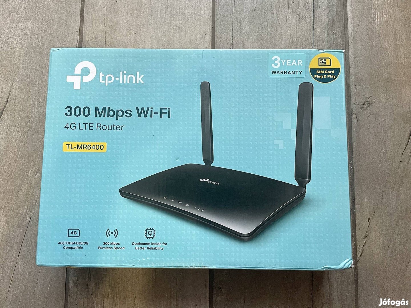 Független újszerű Tp-link 4G LTE Sim kártyás mobil wifi router 300Mbps