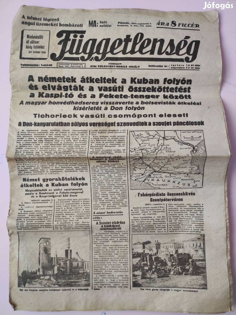 Függetlenség 1942 augusztus 7