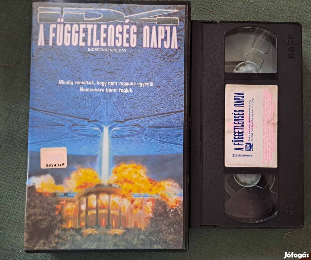 Függetlenség napja VHS - Nagy tokos