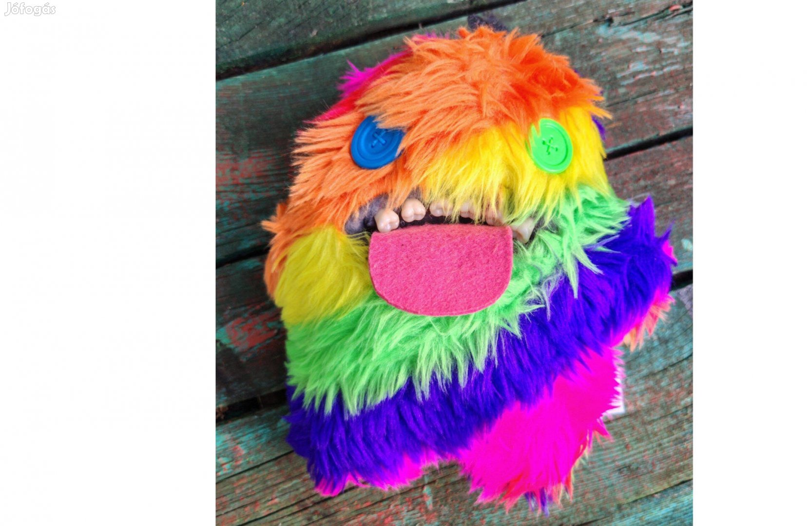 Fuggler szirvárvány színű eredeti plüss figura