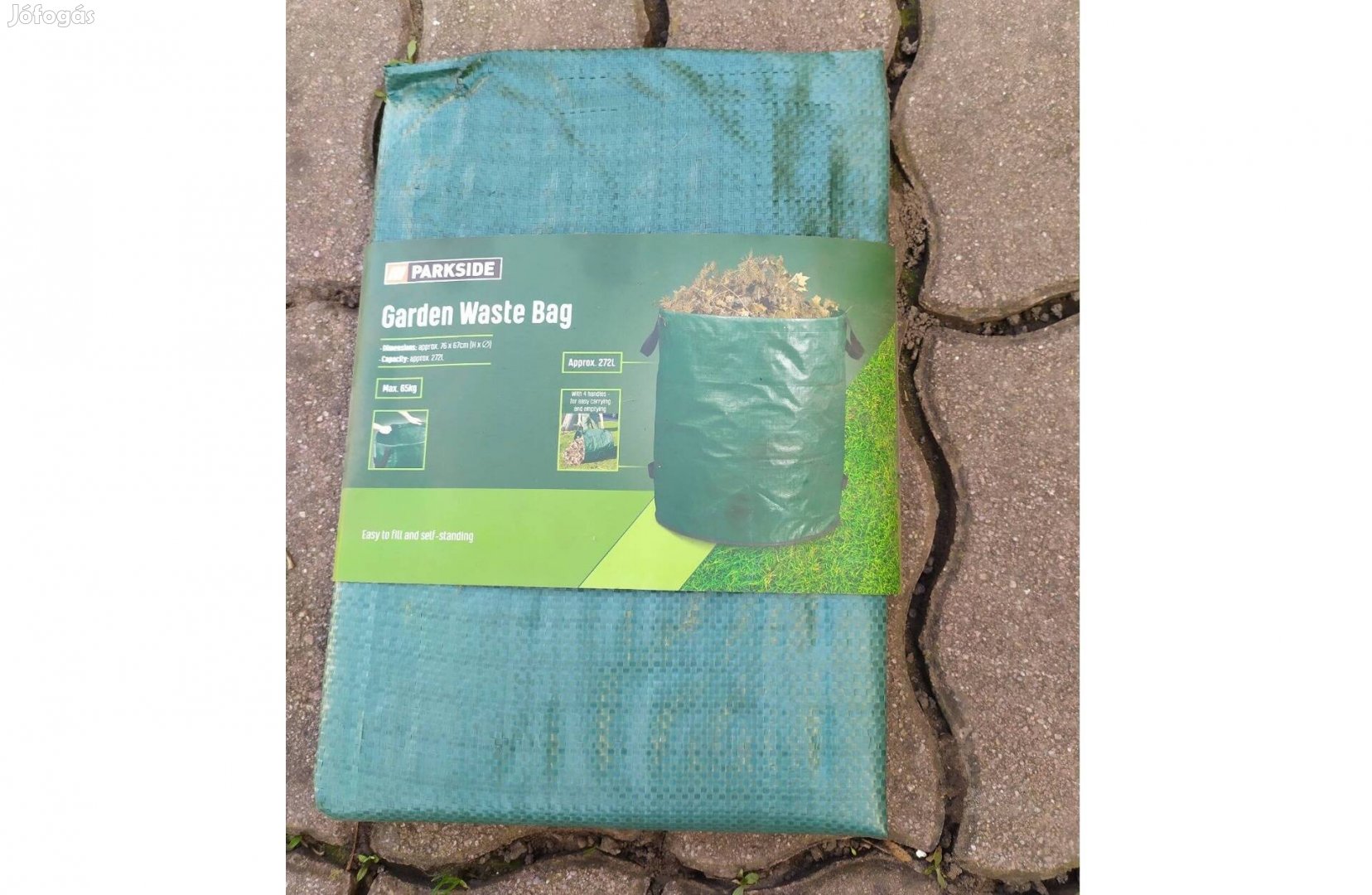 Fűgyűjtő táska, levélgyűjtő táska