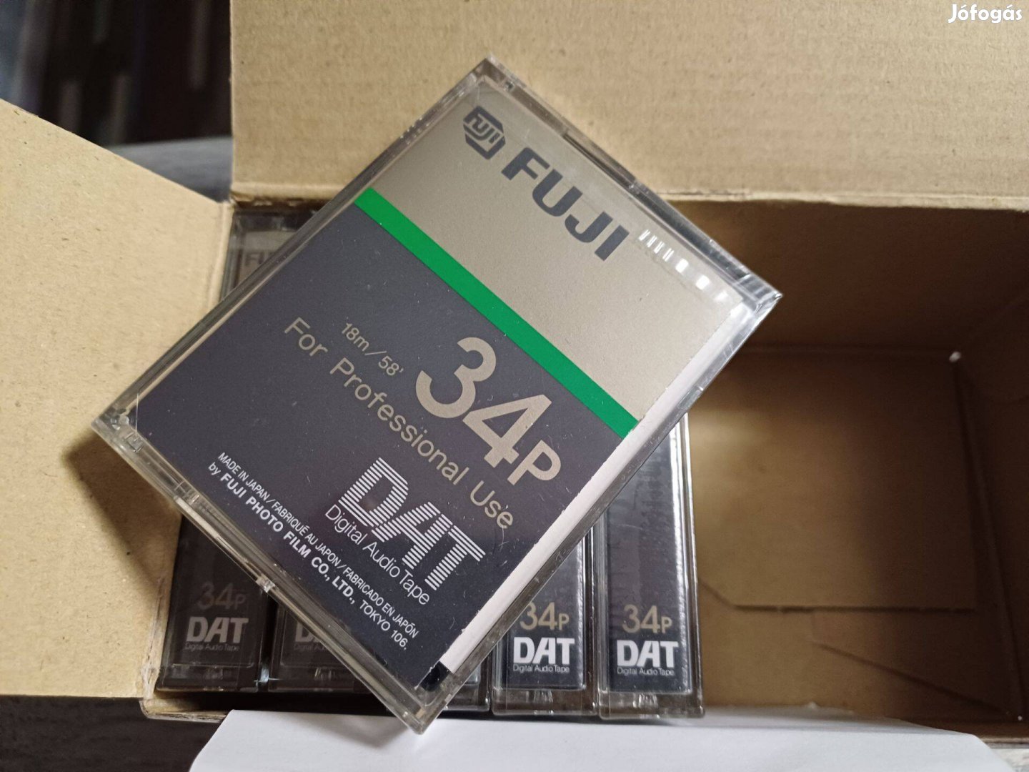 Fuji 34P DAT kazetta digital audio tape 4db új fóliás