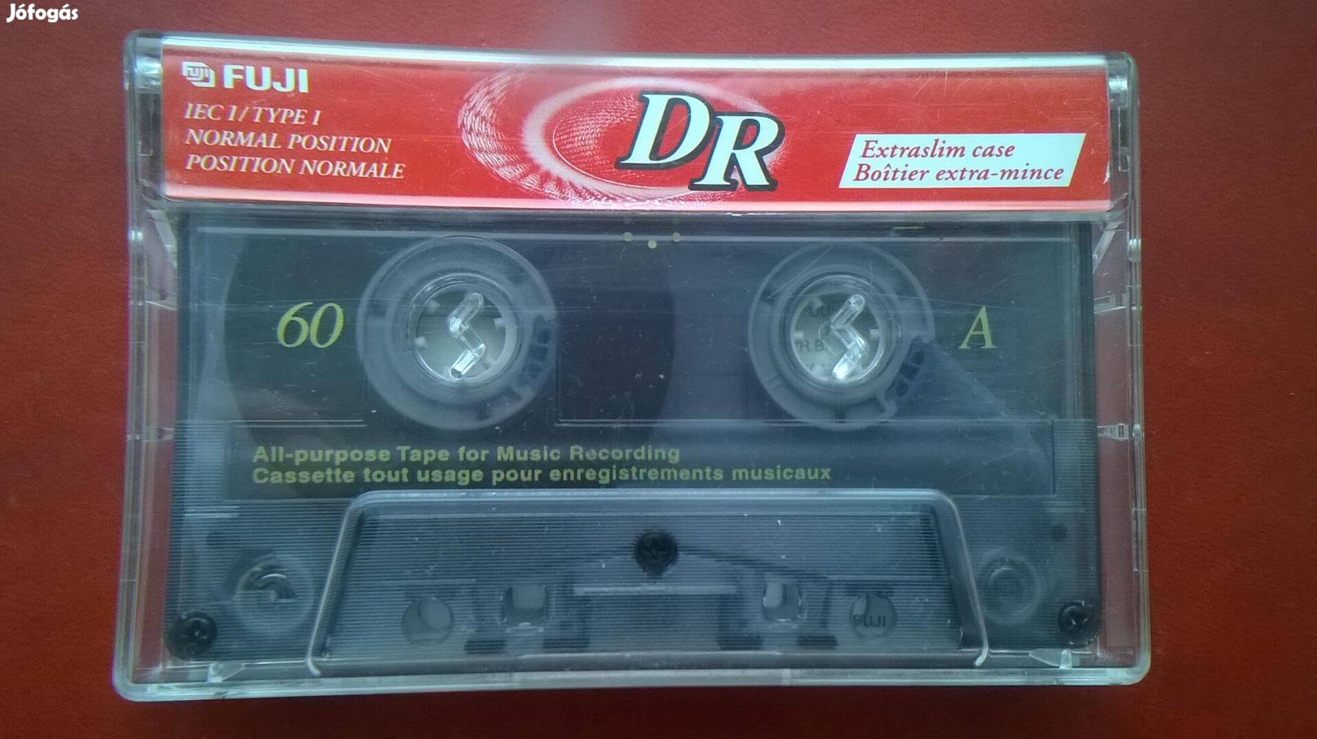 Fuji DR 60 Extraslim retro hang kazetta , gyűjtői állapot