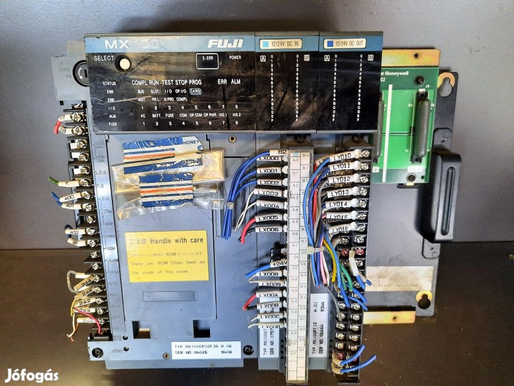 Fuji MX100 CM91 Plc modul 24V DC, logikai vezérlő/ax433
