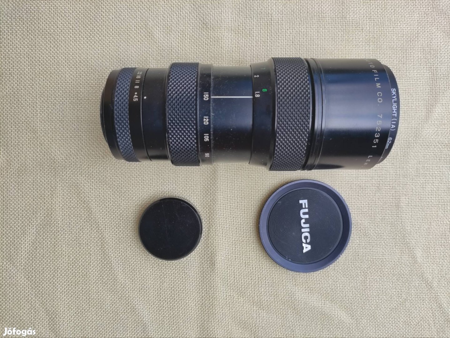 Fujica 75-150 mm es 1:4.5 M42 csatlakozású objektív