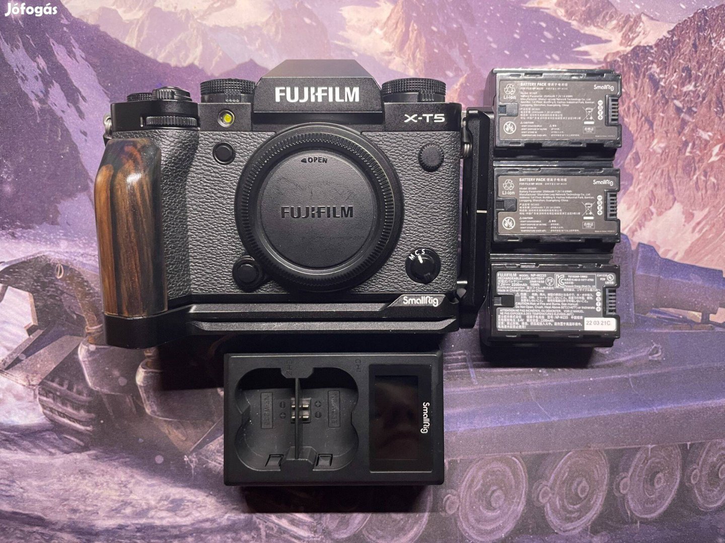 Fujifilm Fuji X-T5 + extrák (Smallrig)