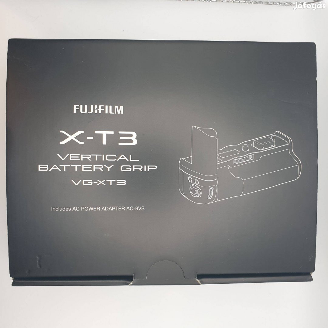 Fujifilm VG-XT3 gyári portrémarkolat, dobozában, töltővel