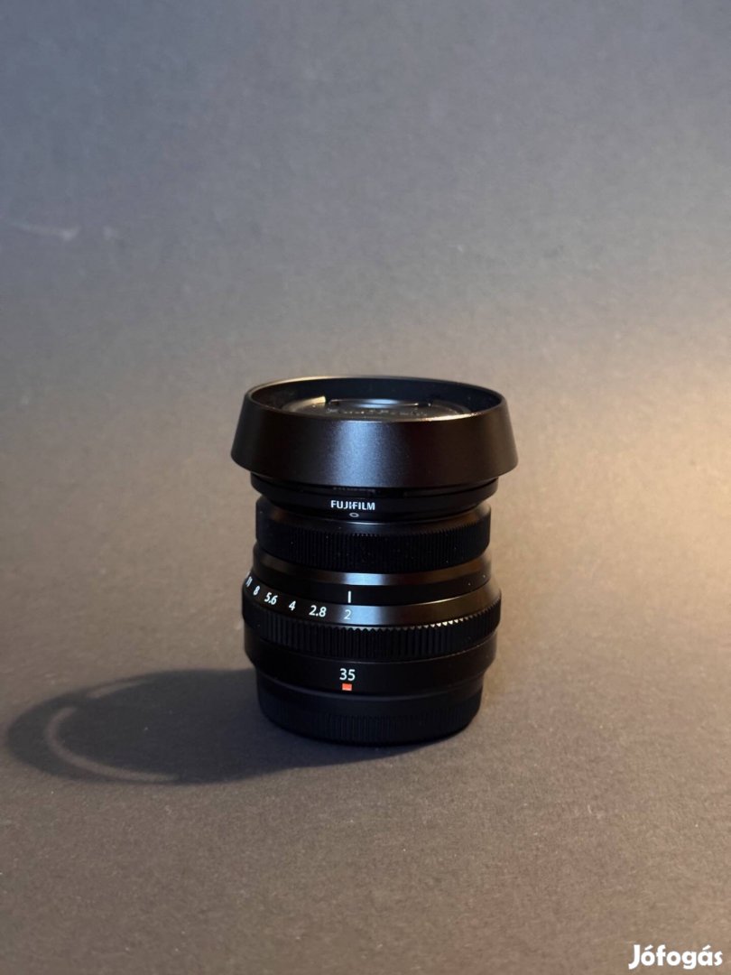 Fujifilm XF 35 mm f/2 optika extra fém napellenzővel eladó