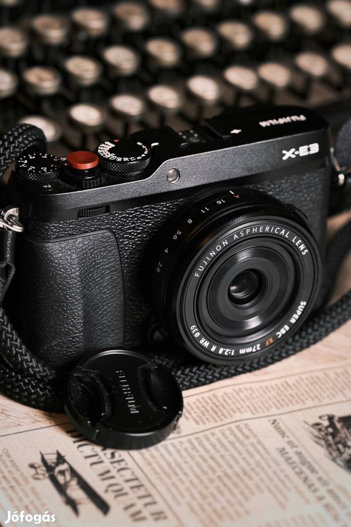 Fujifilm X-E3 Fekete MILC fényképezőgép