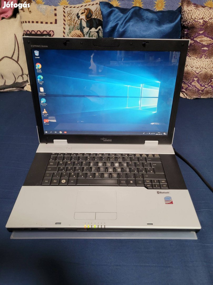 Fujitsu Esprimo V6505 laptop /Intel DC, 3GB, 80GB, wifi, új töltő/