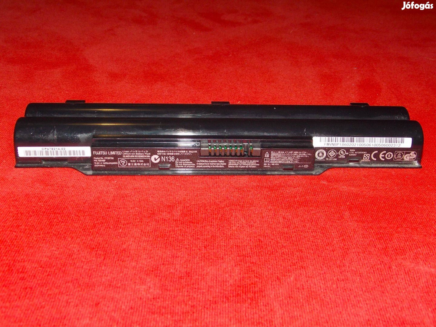 Fujitsu Lifebook A530 notebook, laptop akku, akkumulátor Fpcbp250