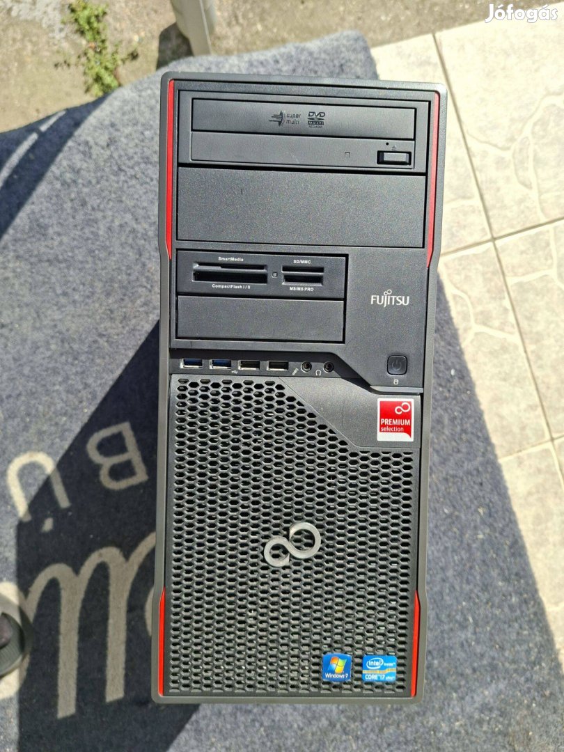 Fujitsu kezdő gamer pc i7 16gb gtx 1050