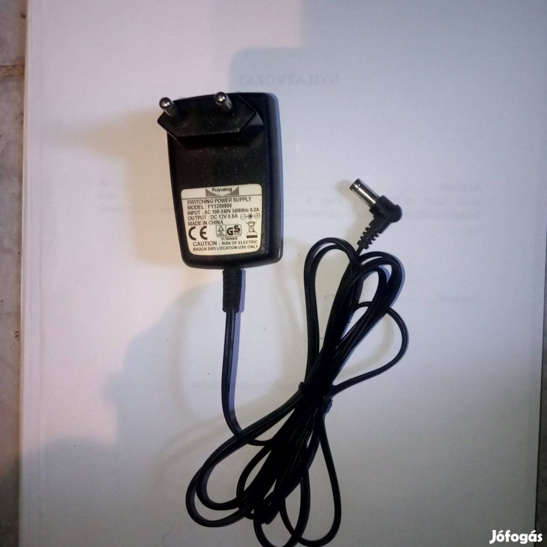 Fujuang Switching DC adapter 12V 0,8A működő