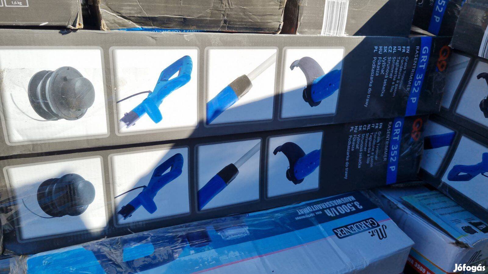 Fűkasza 350W-os motorral, szegélyvágó 250mm munkaszélességgel