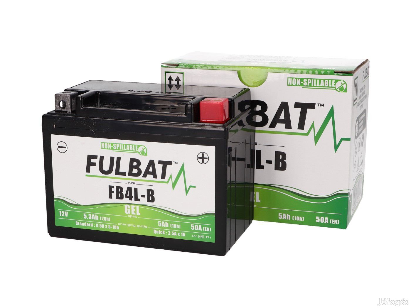 Fulbat FB4L-B GEL High Power 5Ah nagy teljesítményű zselés akkumulátor