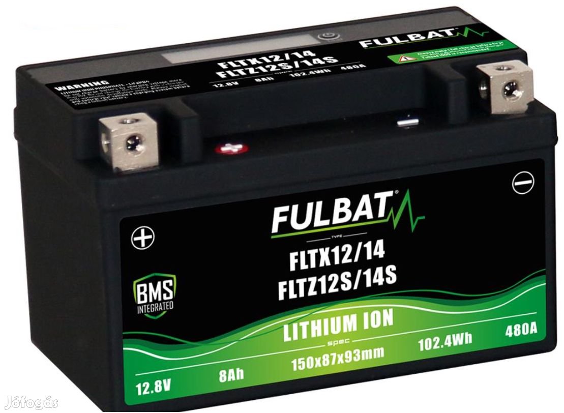 Fulbat FLTX12/14 / FLTZ12S/14S LiFePO4 karbantartásmentes lítium-ion a