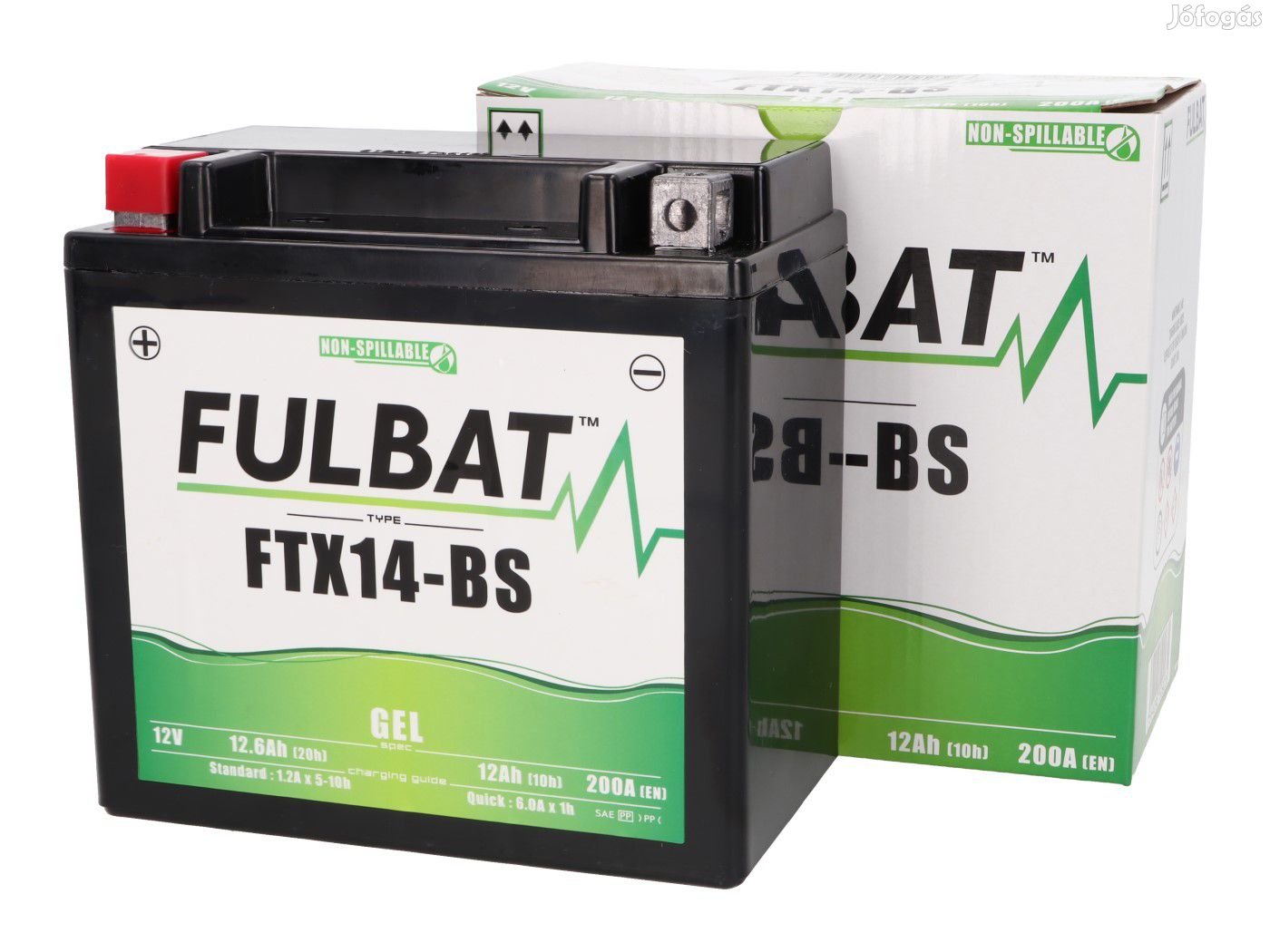 Fulbat FTX14-BS GEL zselés akkumulátor