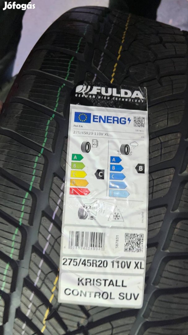 Fulda Kristall Control SUV 275/45R20 110V XL 4db új téligumi