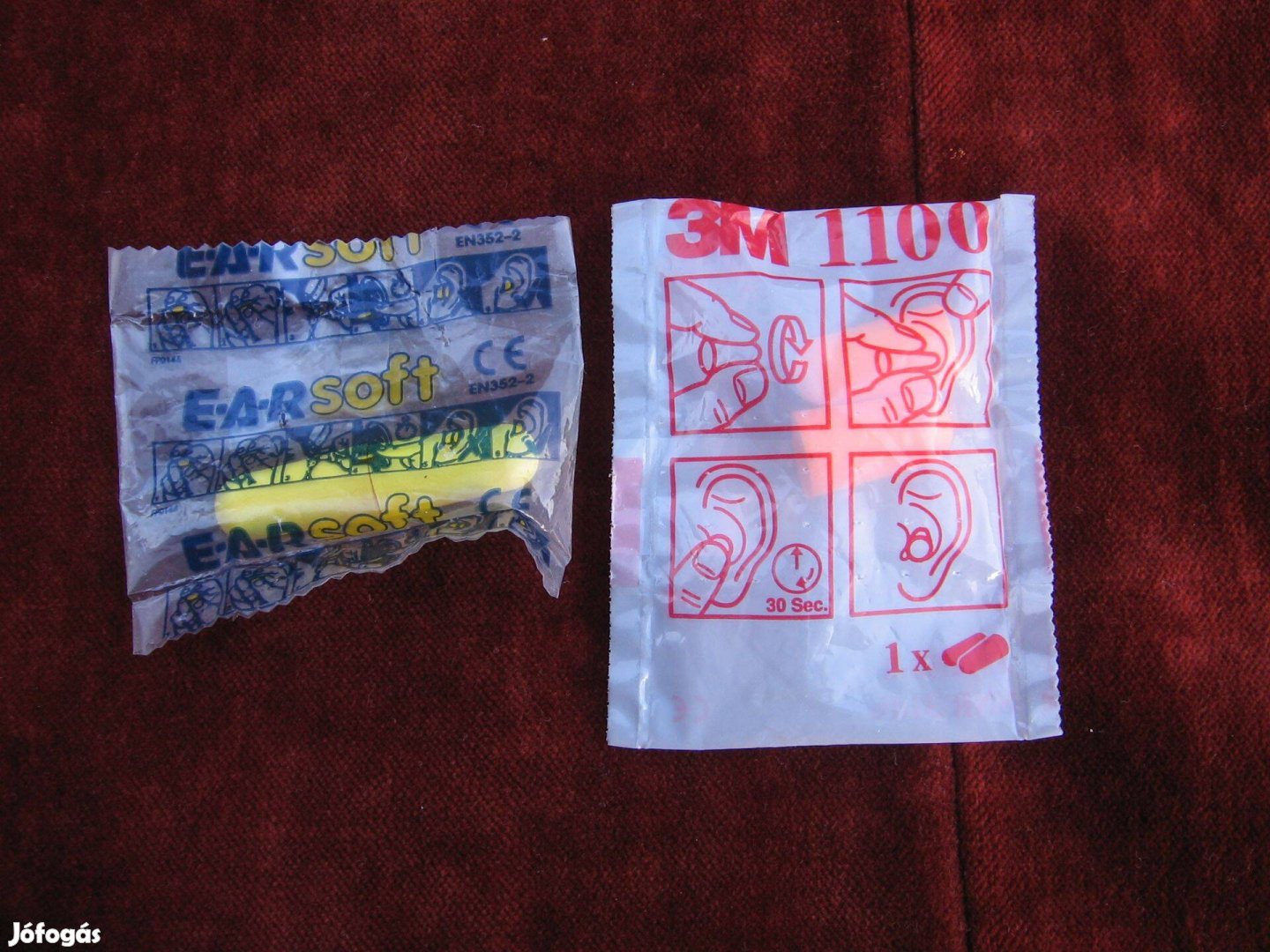Füldugók, 2 x 1 pár