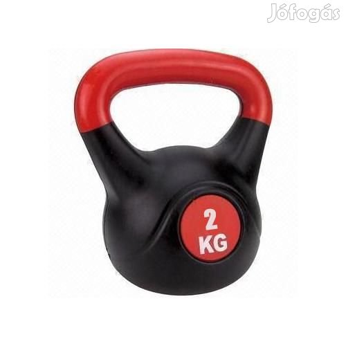 Füles súlyzó - Kettlebell, műanyag, 2 kg SPARTAN