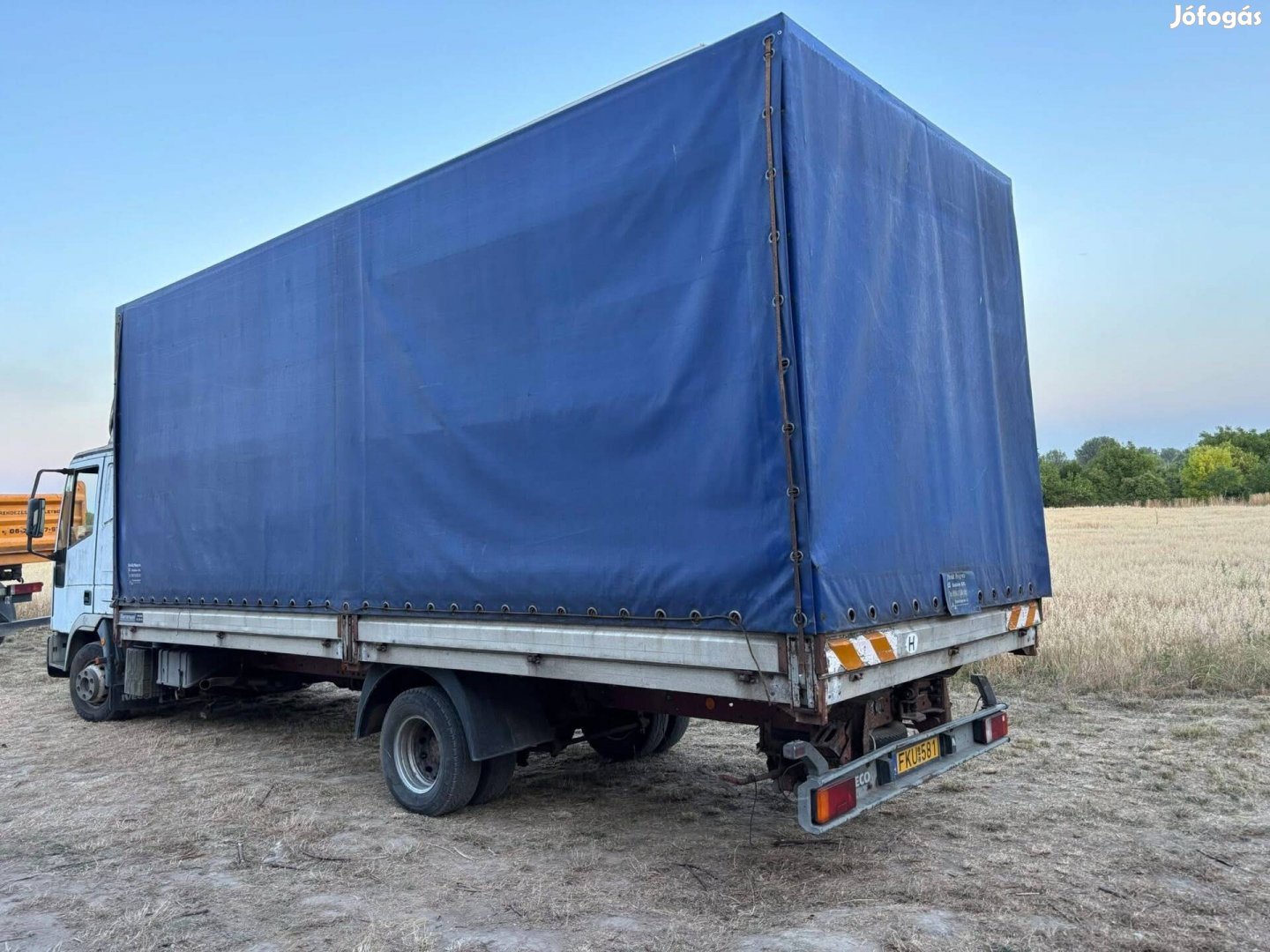 Full Alu plató eladó 6,50x2,50 ponyvával! 