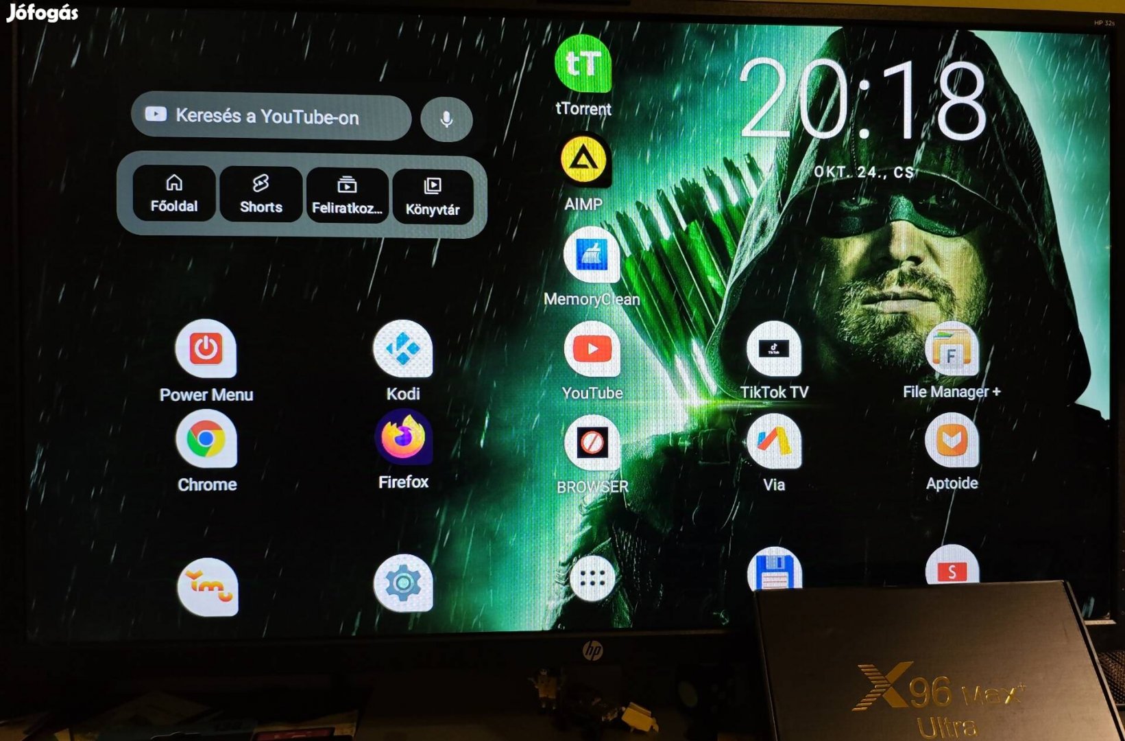 Full Extrás X96 Max+ Ultra Amlogic S905X4 Android 11 TV okosító box