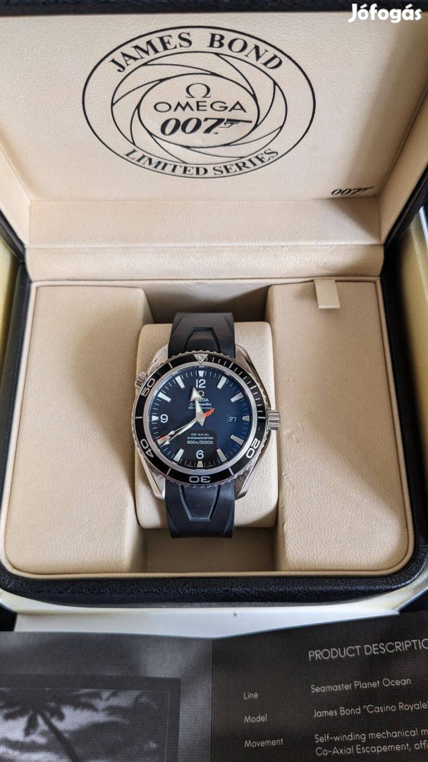 Full SET Omega Seamaster Planet Ocean Casino Royale 45,5mm