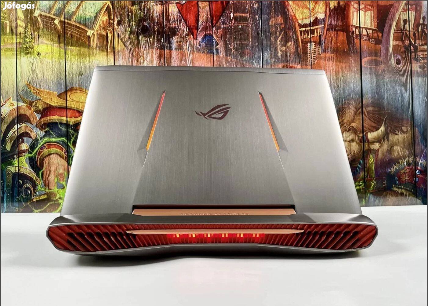 Fullos Óriás 17 colos laptop eladó Asus rog gamer laptop