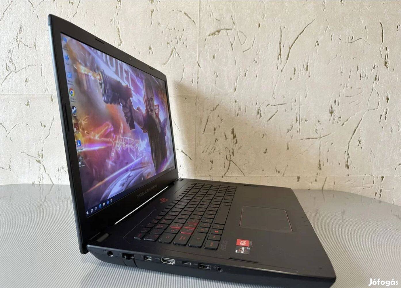 Fullos erőmű Asus laptop eladó Geforce Gtx 1080 8GB