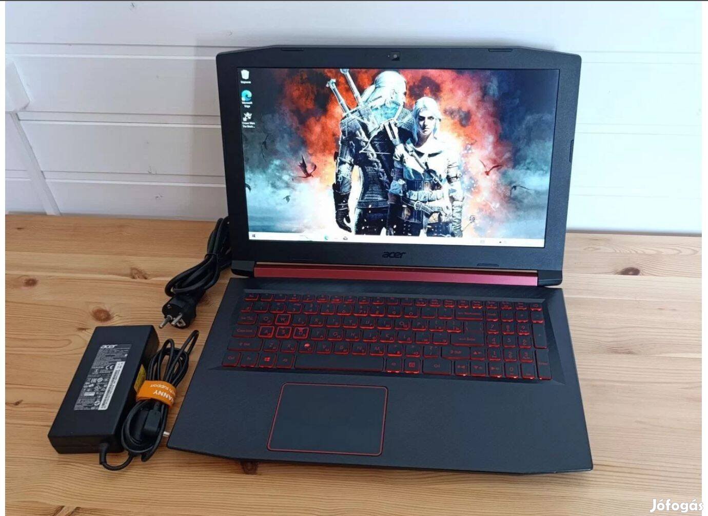 Fullos gamer erőmű Acer nitro laptop eladó i7-10750H 120 Hz-es