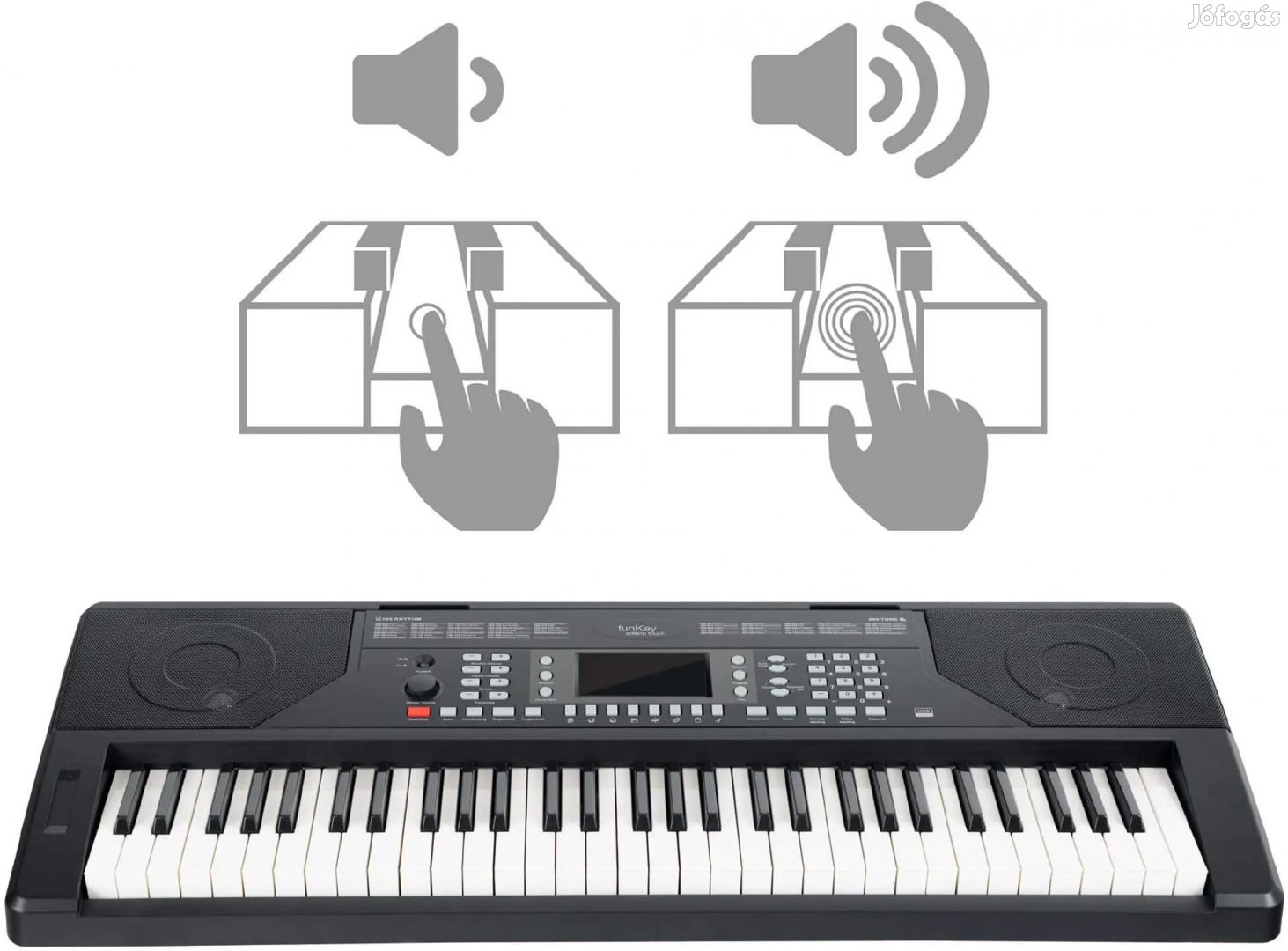 FunKey 61 Edition Touch Fekete