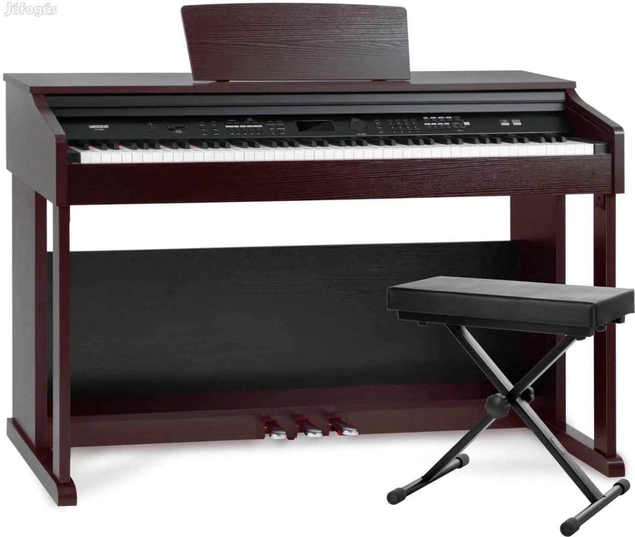 FunKey DP-2688A BM Digitális Zongora Barna Matt Pad Készlet