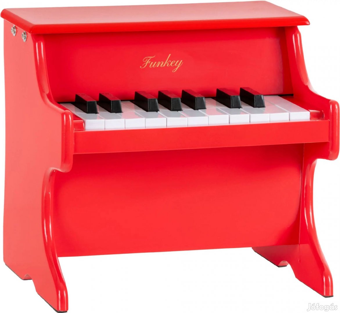 FunKey MP-18 MkII mini játék gyerek zongora piros