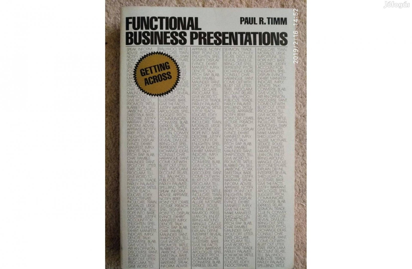 Functional Business Presentation Paul R. Timm