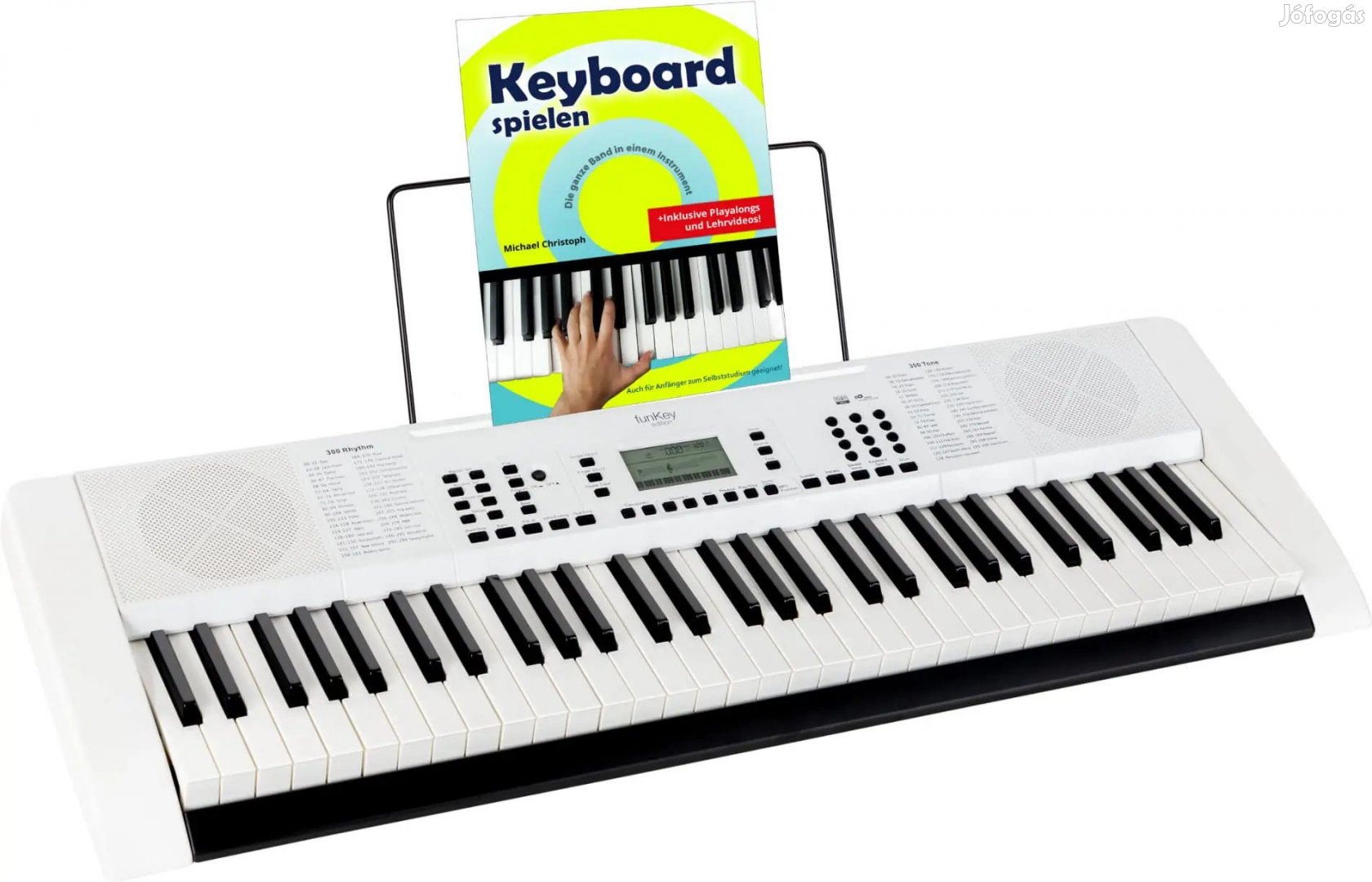 Funkey 61 Edition Pro Fehér Iskola KÉSZLET