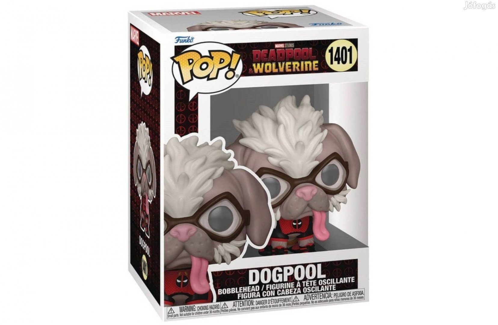 Funko POP! 1401 Dogpool, játékfigura ablakos dobozban, új