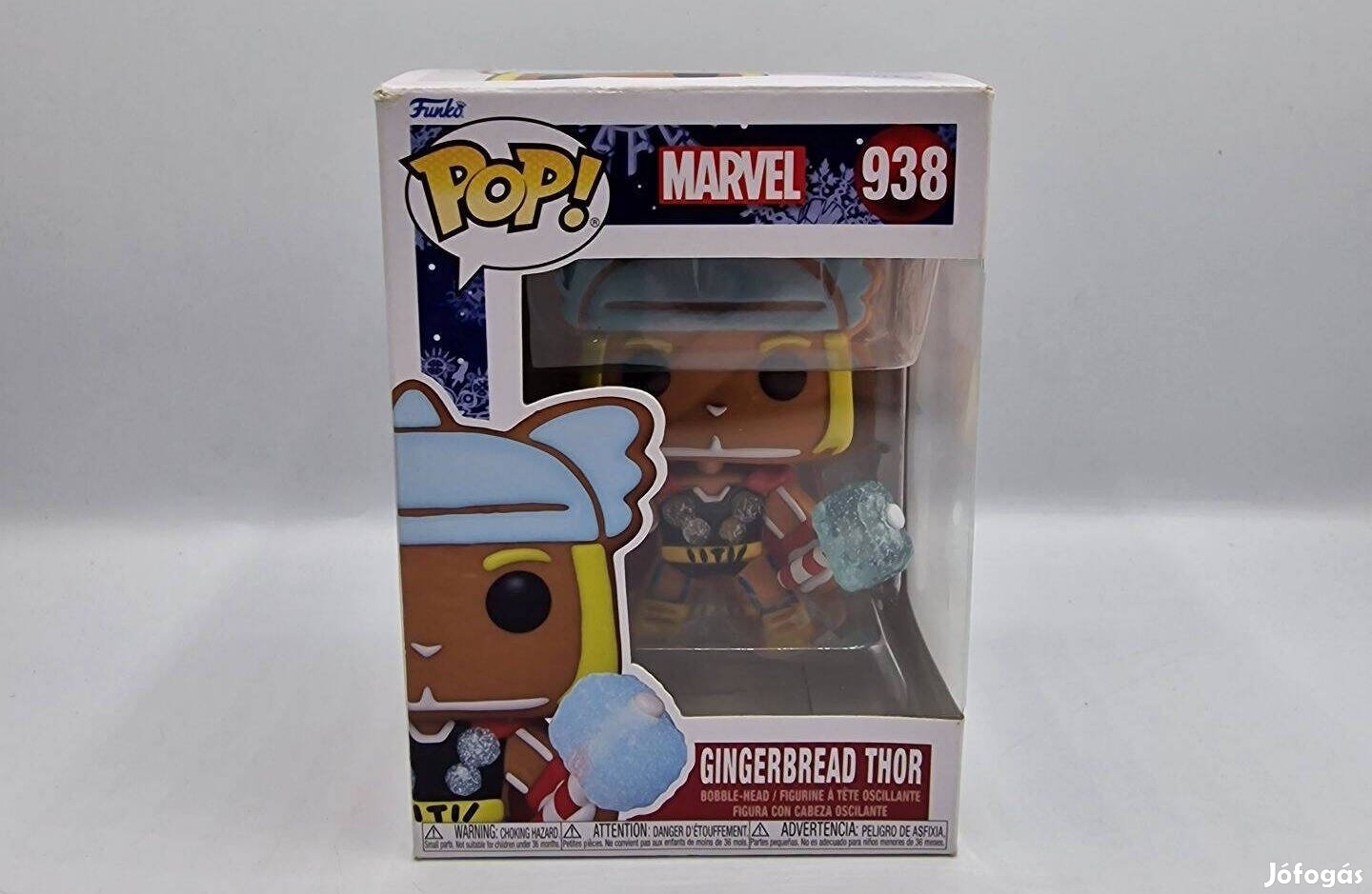 Funko POP! 938 Gingerbread Thor, játékfigura, használt