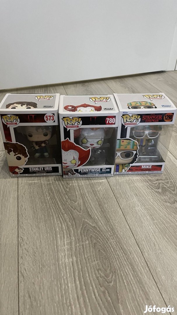 Funko POP! Stanley Uris, Pennywise, Mike Wheeler