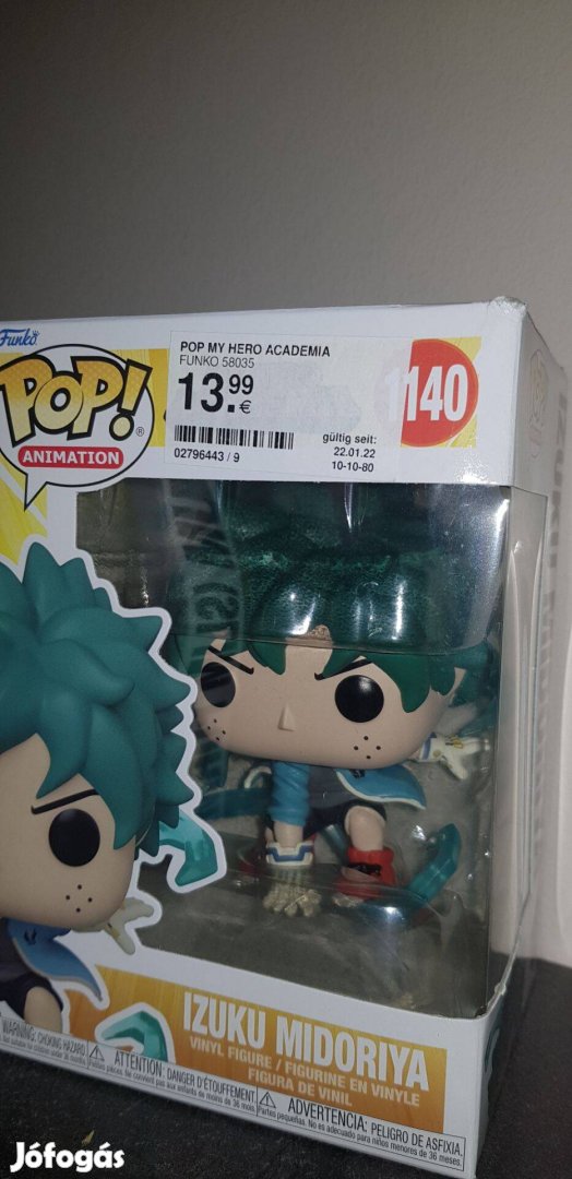 Funko POP figura My Hero Academia Izuku Midoriya uj