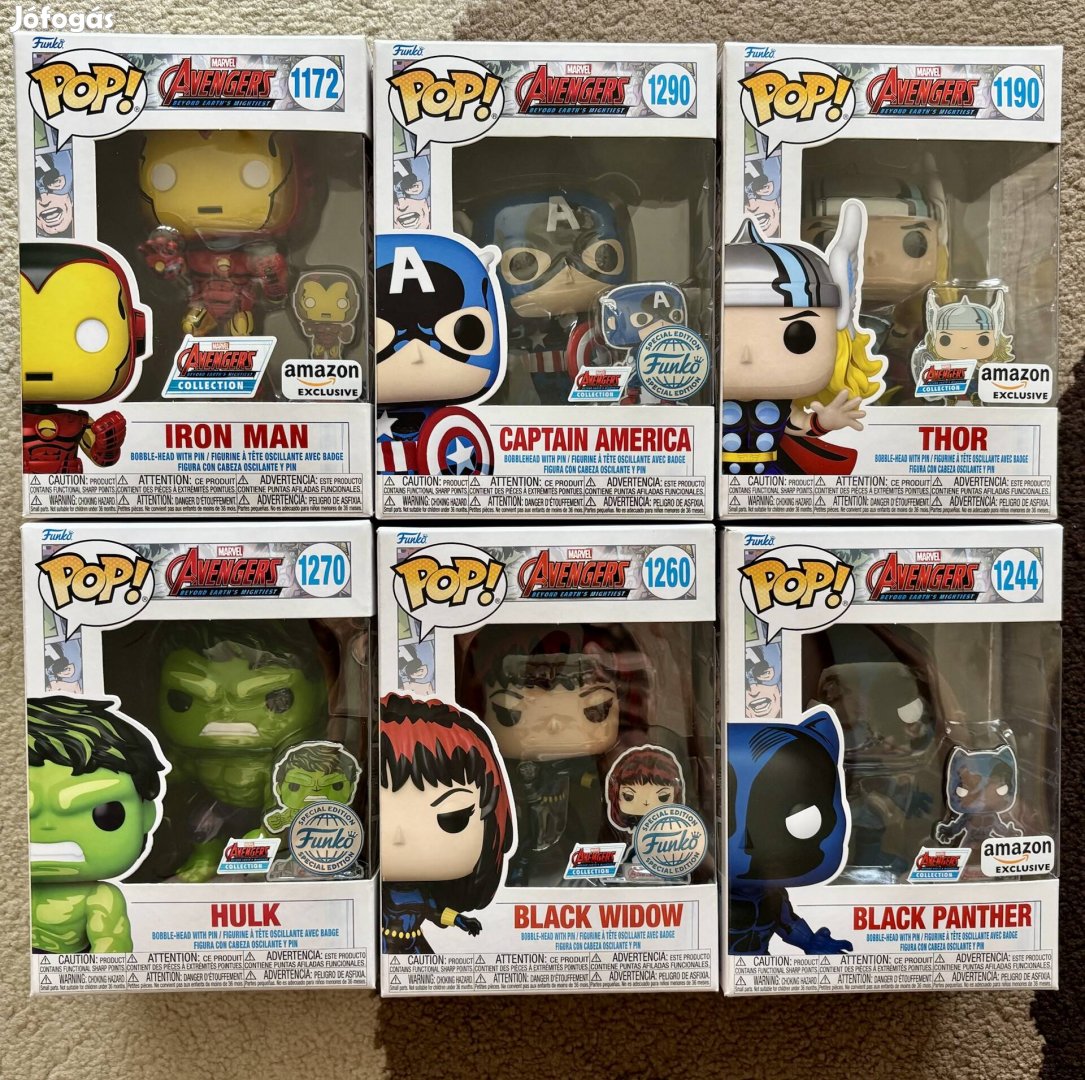 Funko Pop Avengers figurák