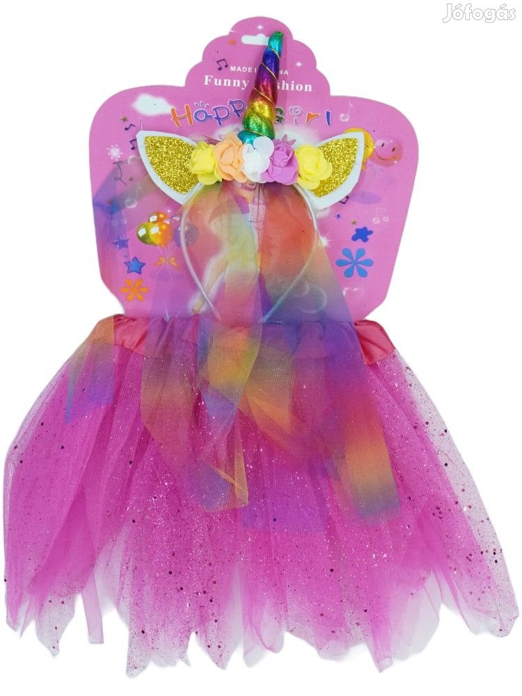 Funny Fashion Új (címkés) Lány Jelmez (Méret: 98)