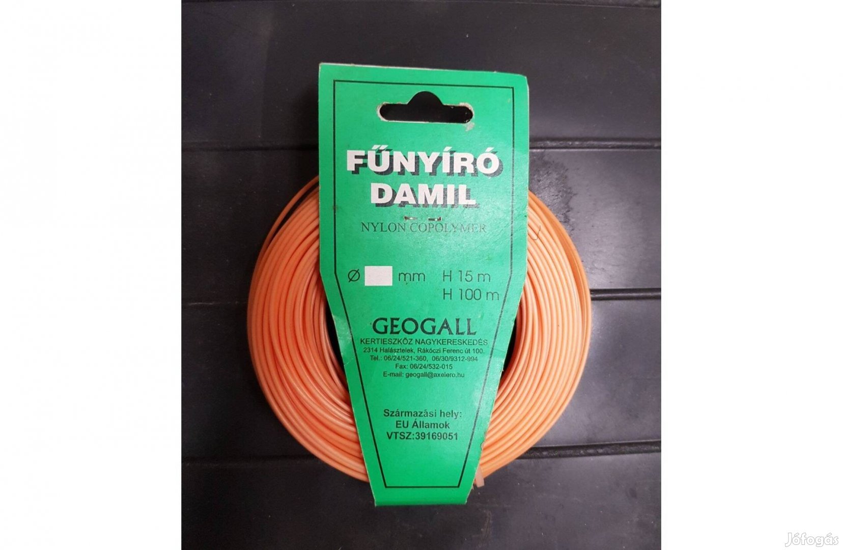 Fűnyíró damil 2 mm 15 m