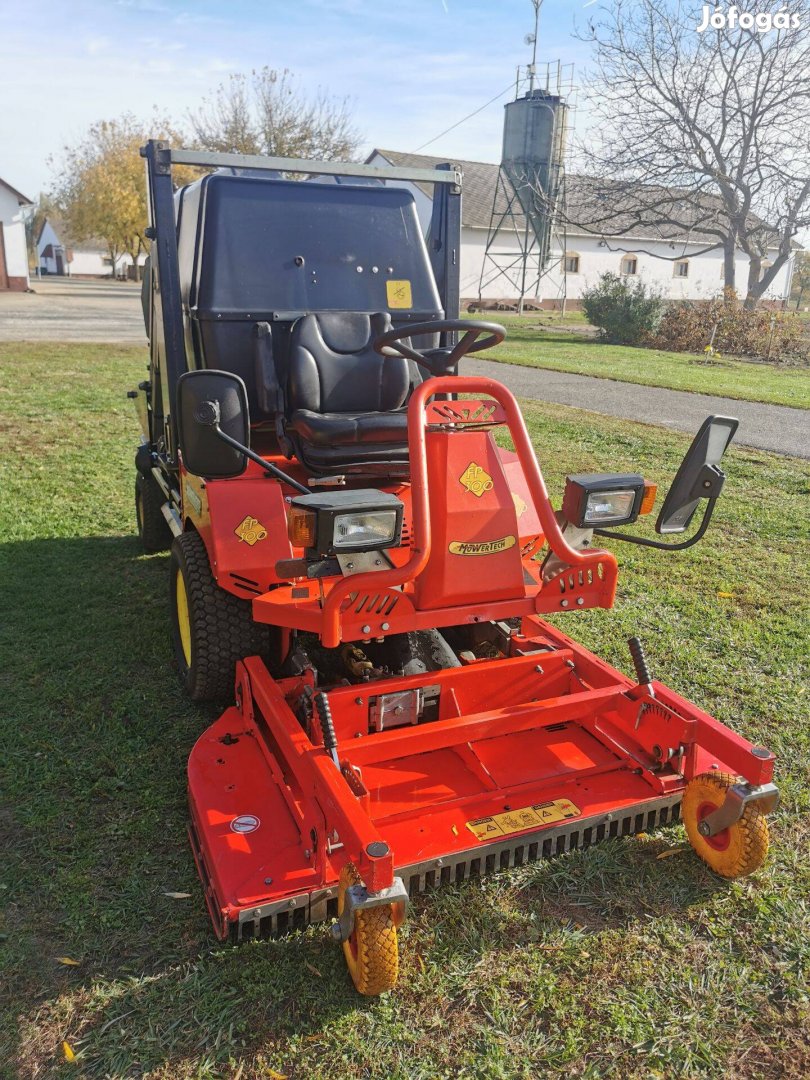 Fűnyíró traktor , magas emelésű fűgyűjtő, Diesel,