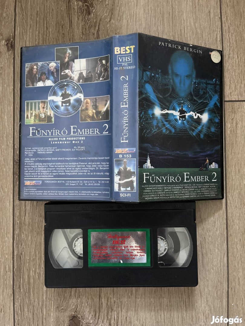 Fűnyiroember 2 vhs 