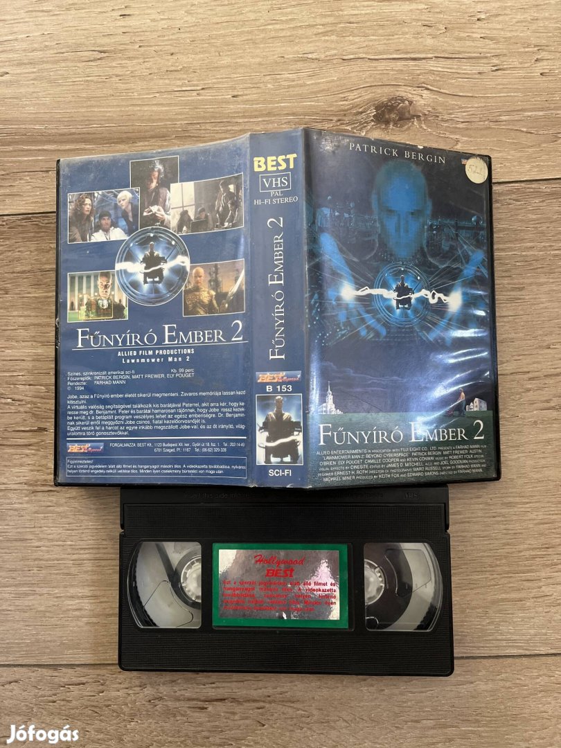 Fűnyíróember 2 vhs 